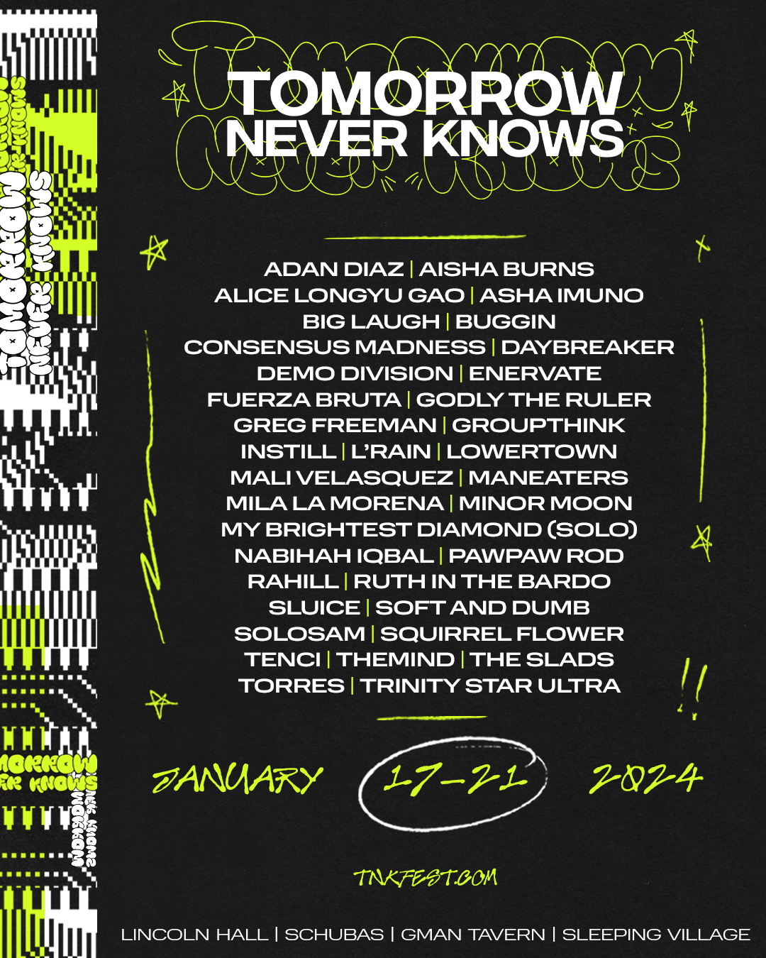 Tomorrow Never Knows | Jan 17-21 2024 | Chicago, IL